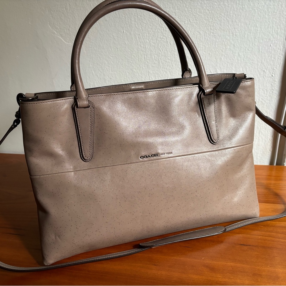 NWOT Coach Brown Leather Satchel